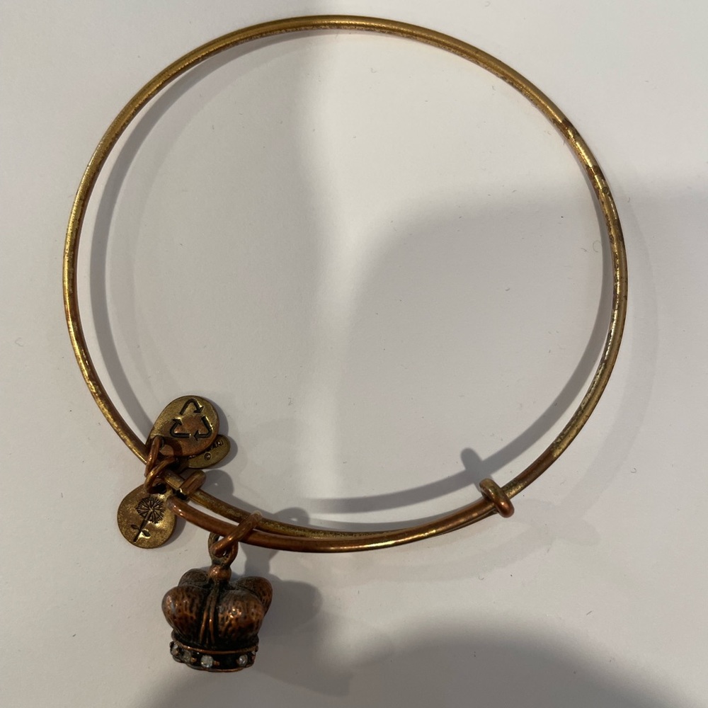 Alex and Ani crown bracelet